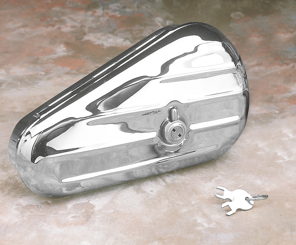 DRAG SPECIALTIES RGHT CHR TEARDROP TOOLBOX DS-373655