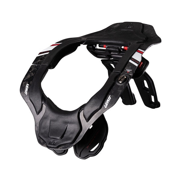 LEATT NECK BRACE 6.5 CARBON BK/WH S/M LEATT 1026010010