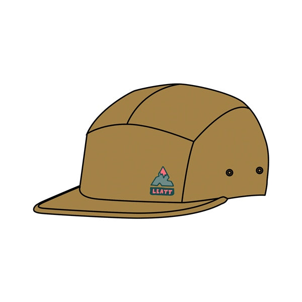 LEATT CAP 5-PANEL S-XL BRASS BRW LEATT 5026081030