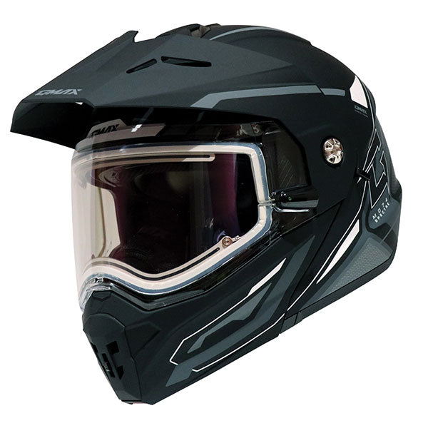 GMAX MD74 SPECTRE MODULAR FULL FACE SNOW HELMET SMALL BLACK/WHITE ELECTRIC LENS M8742424