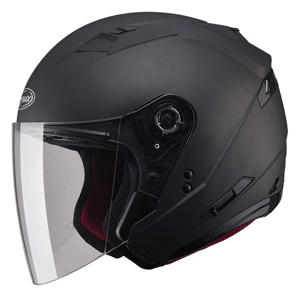 GMAX OF-77 OPEN FACE HELMET 2XL FLAT BLACK G3770078