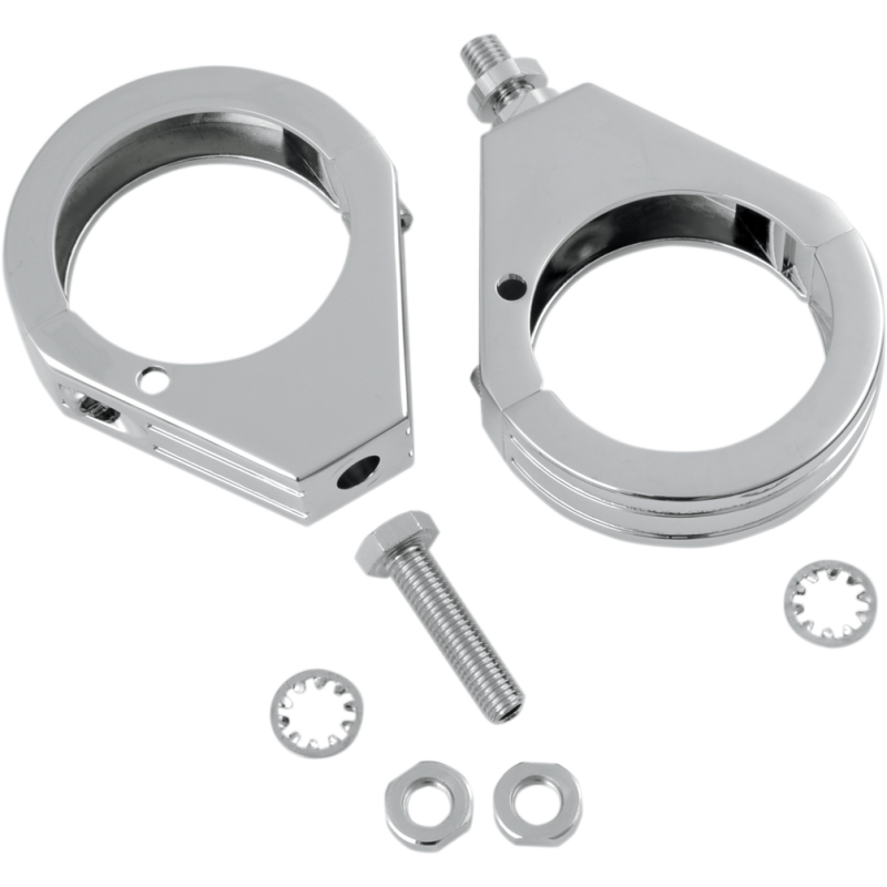 DRAG SPECIALTIES 49MM T/SIGNAL FORK CLAMPS (PR) 2040-0461