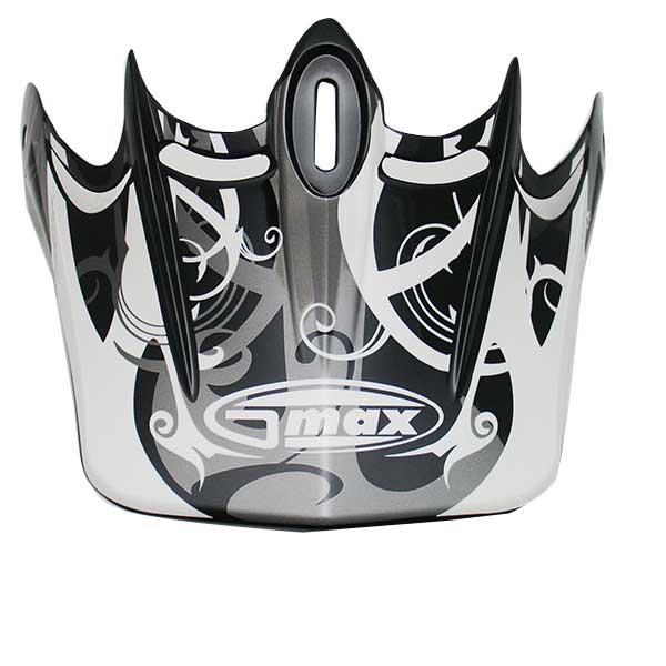 GMAX GM46X FUTURA VISOR MEDIUM-3XL BLACK/WHITE G980034