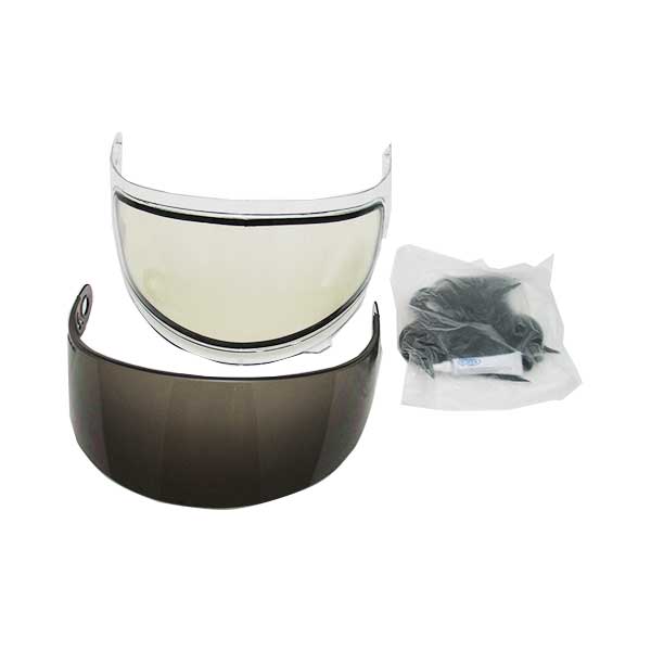 GMAX HELMET DOUBLE LENS GM38/48 CLEAR WITH TINT G980085