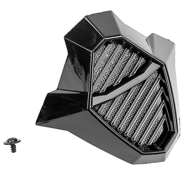 GMAX MX46/MX46-Y MX HELMET MOUTH VENT GLOSS BLACK G046800