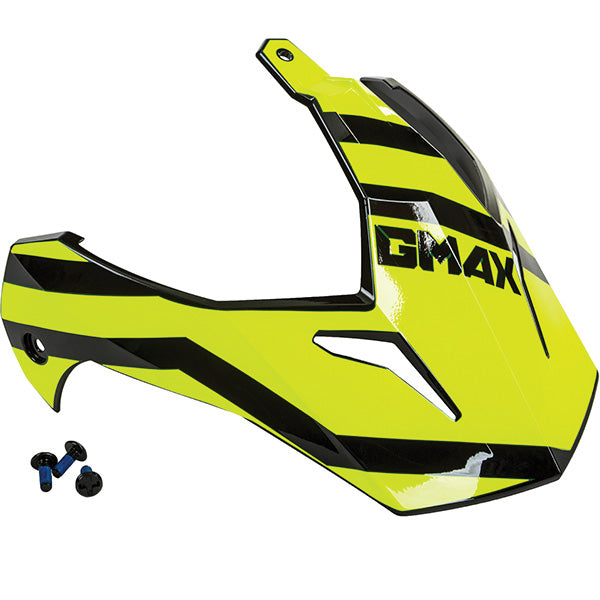 GMAX GM11 TRAPPER VISOR KIT HIGH-VISIBILITY YELLOW G011108