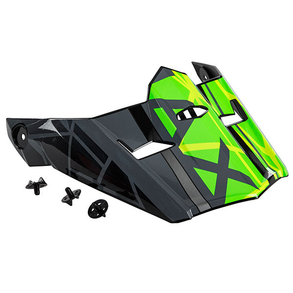 GMAX MX46 MX HELMET VISOR LARGE-2XL HIGH-VISIBILITY GREEN G046931