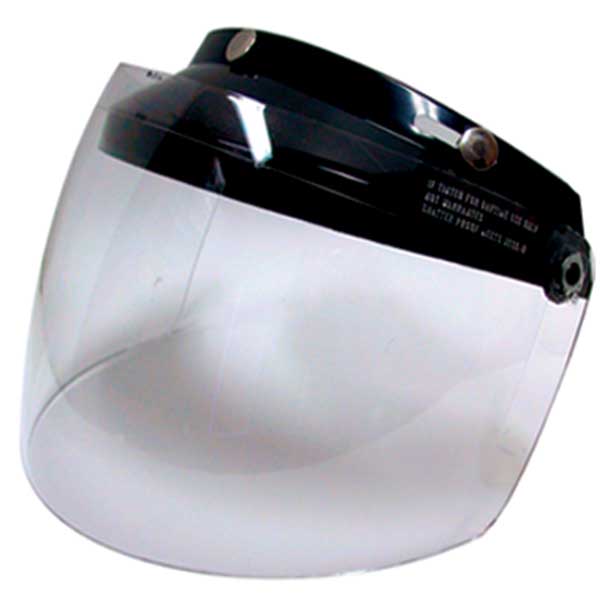 GMAX GM2 HELMET 3-SNAP FLIP UP SHIELD CLEAR G999015