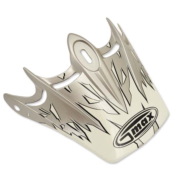 GMAX GM46Y MONSTER VISOR YOUTH SILVER G999861