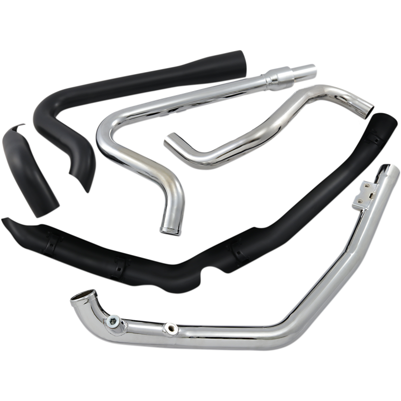 COBRA 17-18 FL TRUE DUAL HEADPIPES BLK 6257RB