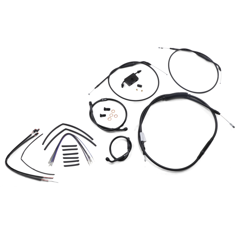 BURLY BRAND HANDLEBAR CABLE&BRAKE LINE KIT -EXTND - SPORTRS 12" TBAR B30-1266