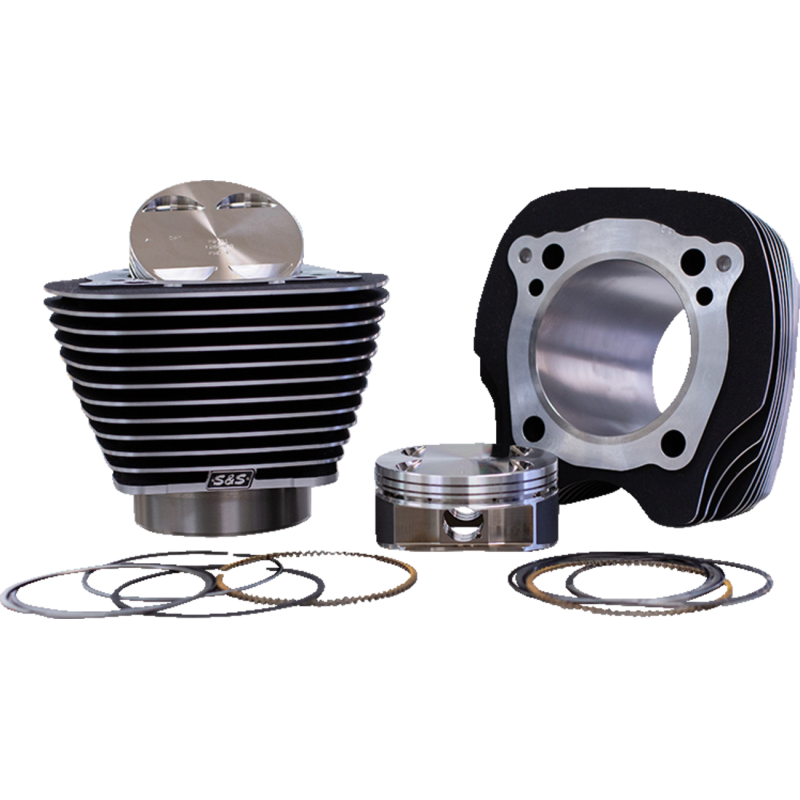 S&S CYCLE CYLINDER KT 132 BK/HL M8 910-0845