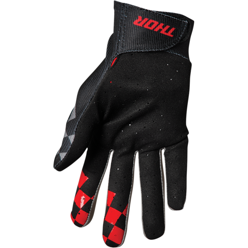 THOR GLV INTENSE CHEX BK/GY XS 3360-0044