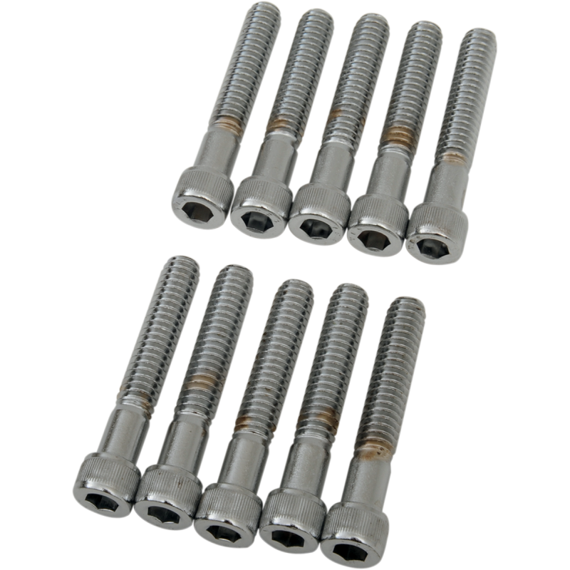 DRAG SPECIALTIES 1/4-20*1-1/2(10)ALLEN BLTS CY-CHROME MPB183
