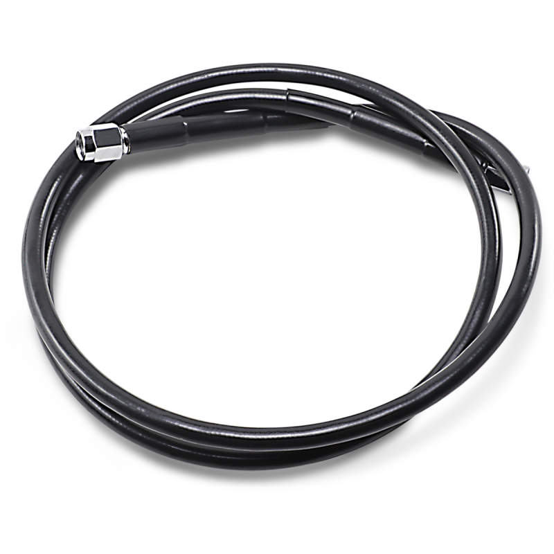 DRAG SPECIALTIES BLACK S/S BRAKE LINE 43" 843-BLK