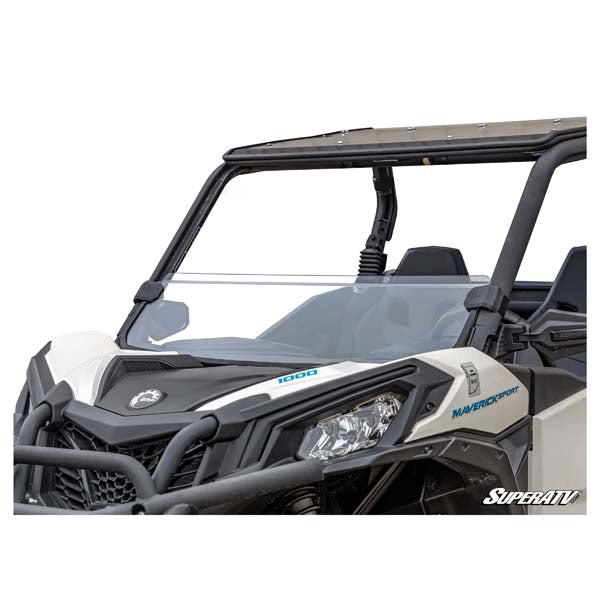 SUPERATV HALF WINDSHIELD - CLEAR CAN-AM MAVERICK HWS-CA-T-001-70