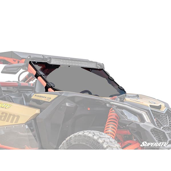 SUPERATV SCRATCH-RESISTANT FULL WINDSHIELD CAN-AM MAVERICK WS-CA-X3-73