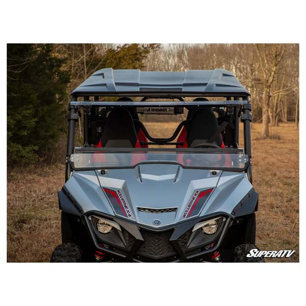SUPERATV SCRATCH-RESISTANT FLIP WINDSHIELD YAMAHA WOLVERINE FWS-Y-WV-X4-70