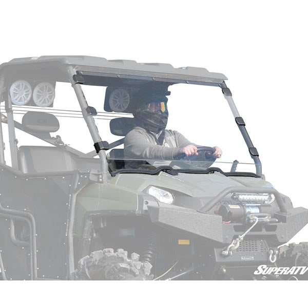 SUPERATV FULL WINDSHIELD - CLEAR POLARIS RANGER FULL 500/700/800 WS-P-RAN-09XP-001-75