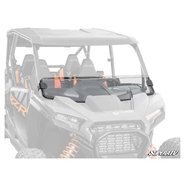 SUPERATV HALF WINDSHIELD - CLEAR POLARIS RZR XP 1000 HWS-P-RZRXP-001-75