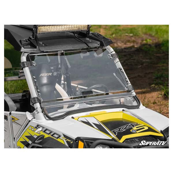 SUPERATV SCRATCH-RESISTANT FLIP WINDSHIELD POLARIS RZR XP FWS-P-RZR-001-70