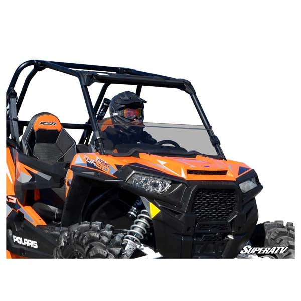 SUPERATV HALF WINDSHIELD - CLEAR POLARIS RZR TURBO S HWS-P-RZRXPTS-75