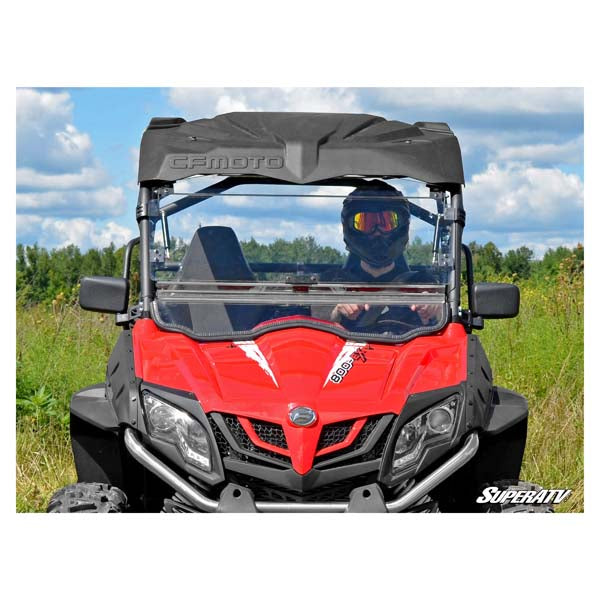 SUPERATV SCRATCH-RESISTANT FLIP WINDSHIELD CFMOTO ZFORCE FWS-CF-ZF800EX-70
