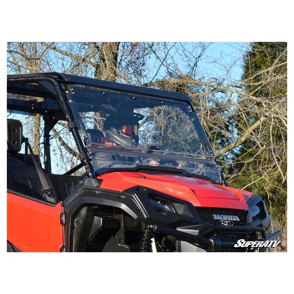 SUPERATV SCRATCH-RESISTANT FLIP WINDSHIELD HONDA PIONEER 1000 FWS03-001-70