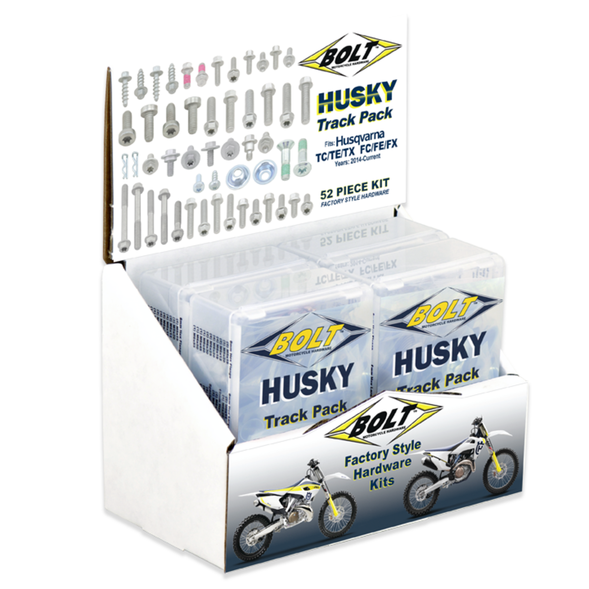 BOLT 6-KIT CASE OF HUSQVARNA TRACK PACK 6TP-HSK