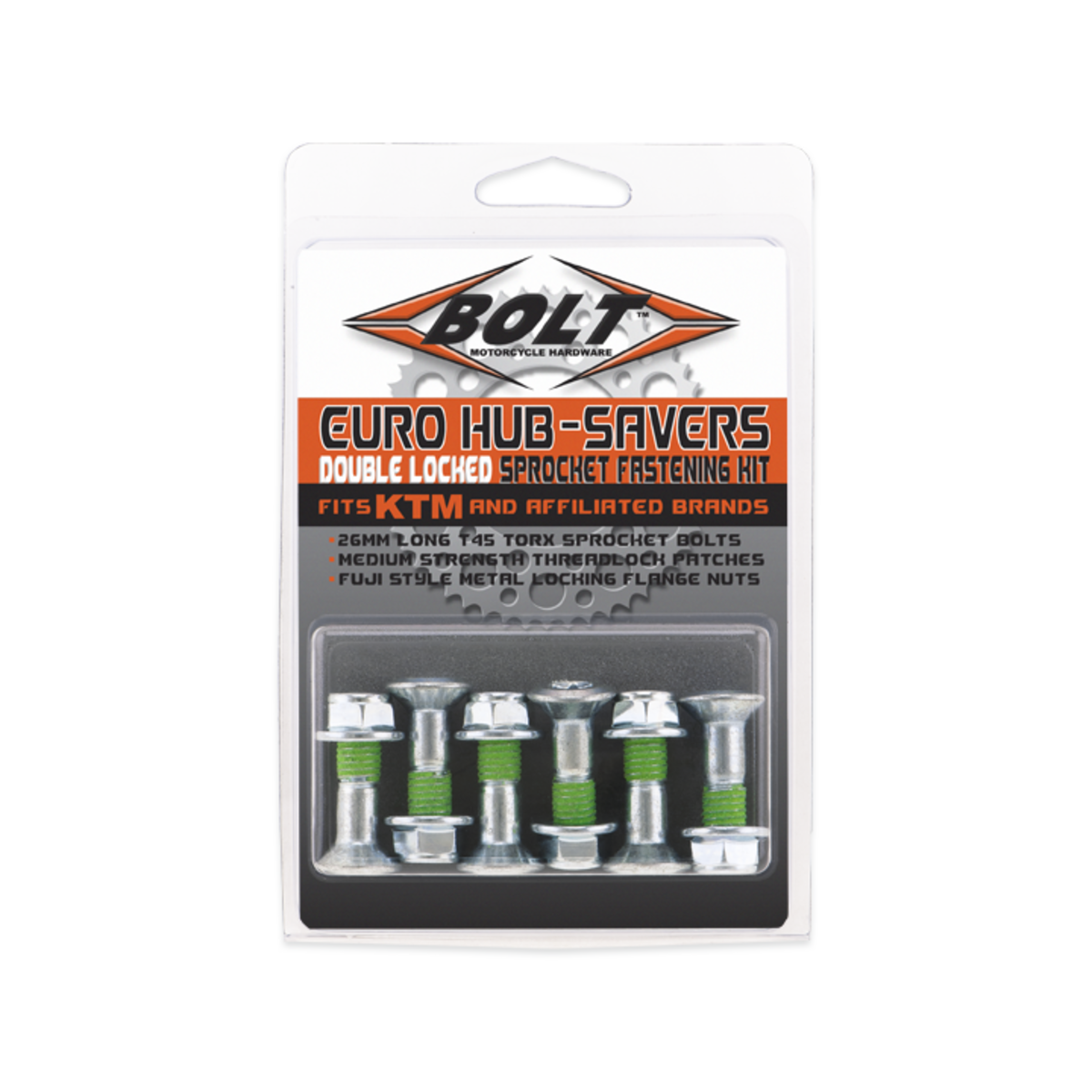 BOLT HUB-SAVERS SPROCKETS-EURO STYLE 2008-HS.EU