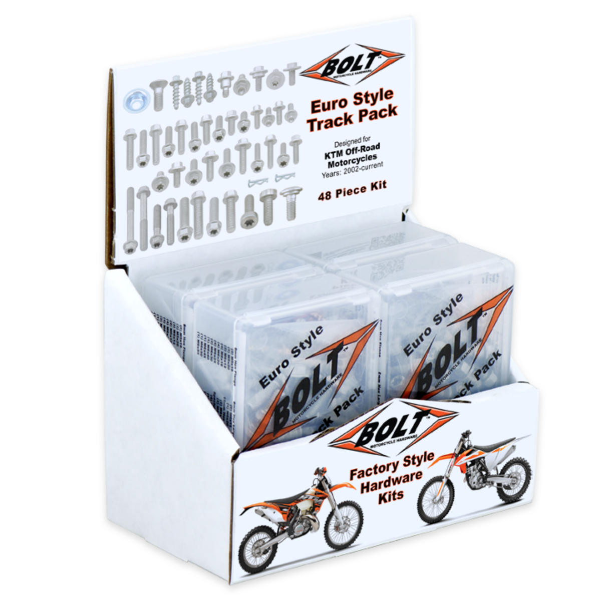 BOLT EURO TRACK PACK POP DISPLAY (6) 2004-6EU