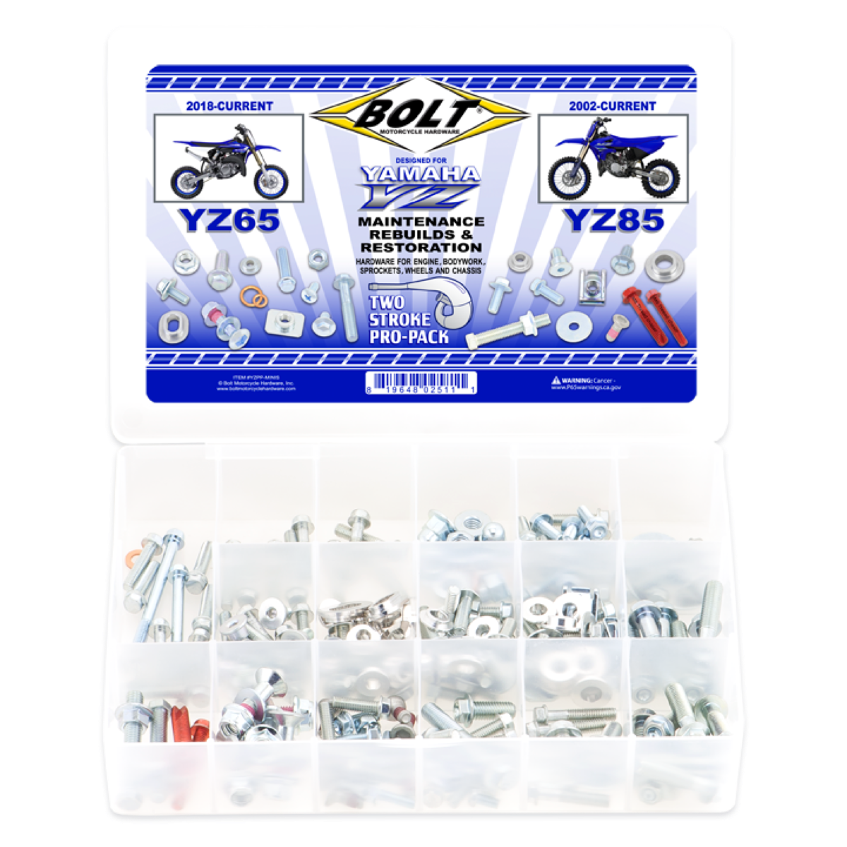 BOLT PROPACK YAM YZ65/YZ85 YZPP-MINIS