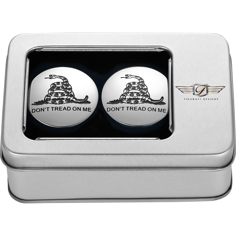 FIGURATI DESIGNS HARLEY-DAVIDSON DON’T TREAD ON ME CUSTOM SWING ARM COVERS FD40-DTOM-SS