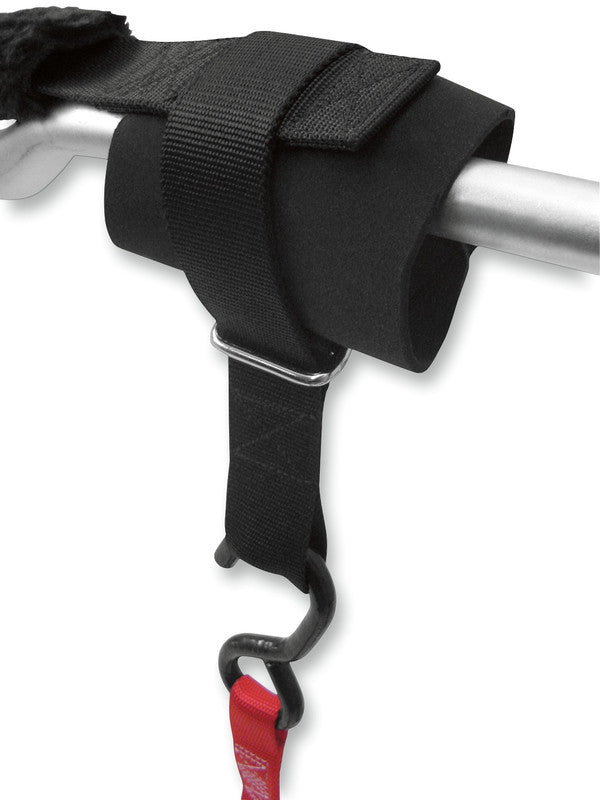 POWERTYE MFG. SOFT TIE H/B HANDCUFF BLK 43002