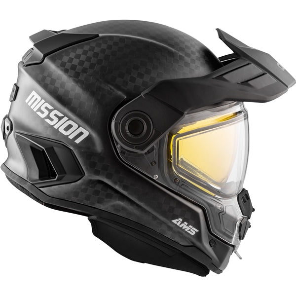 CKX HELM MISSION DL SOLID CARB MAT M 512363
