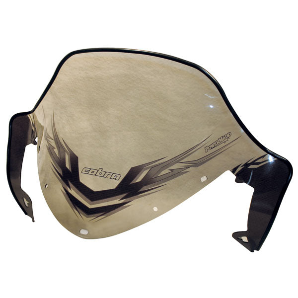 COBRA WINDSHIELD 13" CLEAR WITH BLACK GRAPHIC POLARIS 11931