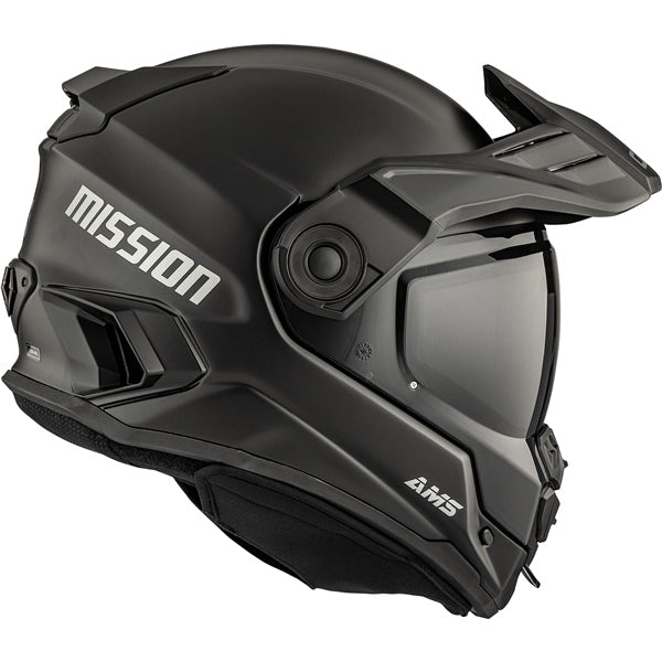 CKX HELM MISSION DL SMK SOLID BK MAT 2XL 516476