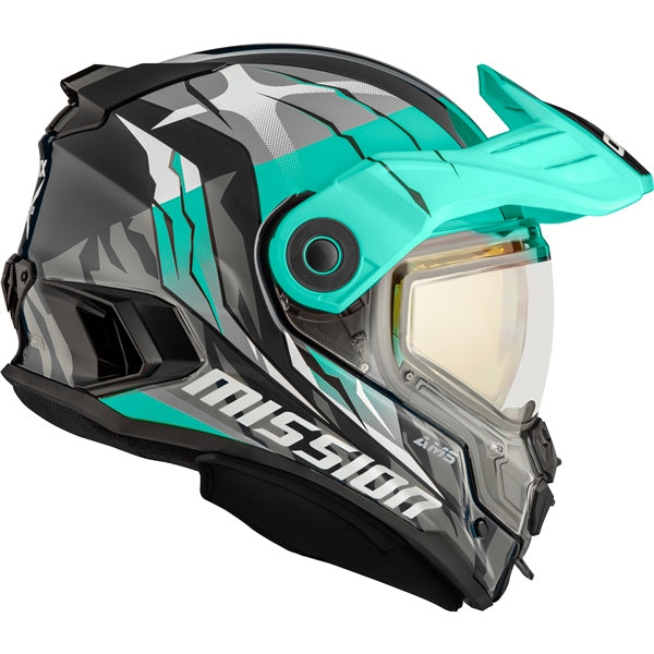 CKX HELM MISSION EDL CLAW TUR/BK GLOSS 2XL 516916