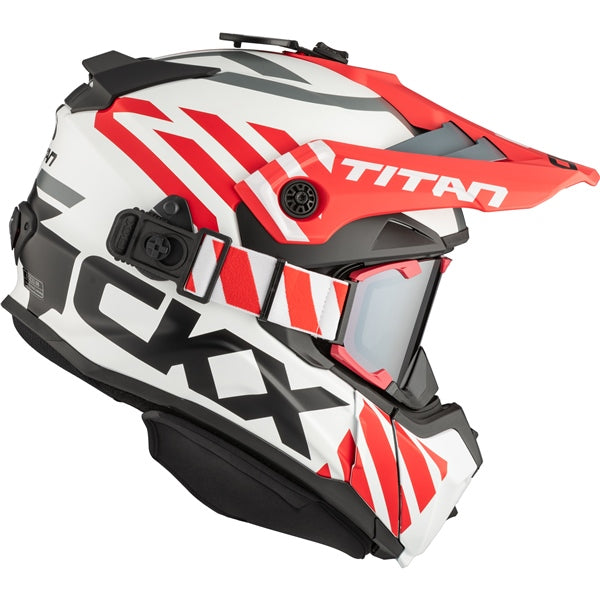 CKX HELM TITAN DL MARKS WH/RD MAT 2XL 517086