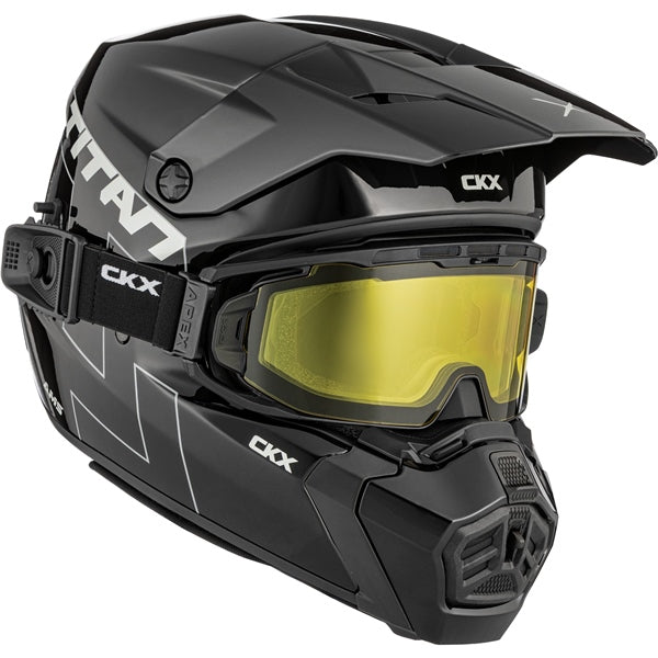 CKX HELM TITAN AMS DL SOLID BK GLOSS M 518173