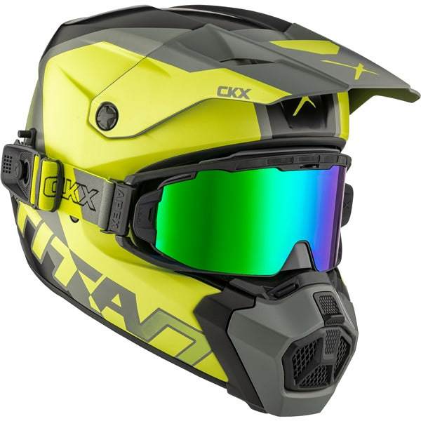 CKX HELM TITAN AMS DL NUNAVUT LIME MAT S 518272