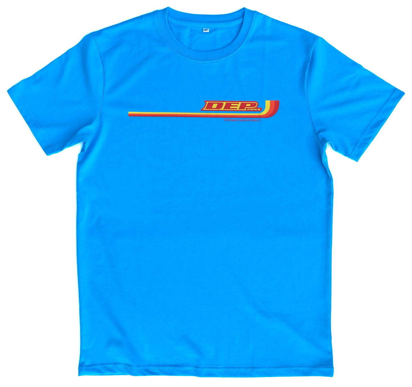 SPECIAL ORDER DEP Pipes Blue Retro Logo T-Shirt Small T-SHIRT DEPA1082
