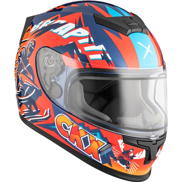 CKX HELM RR24Y DL SLEEDER OG/RD GLOSS M 518732