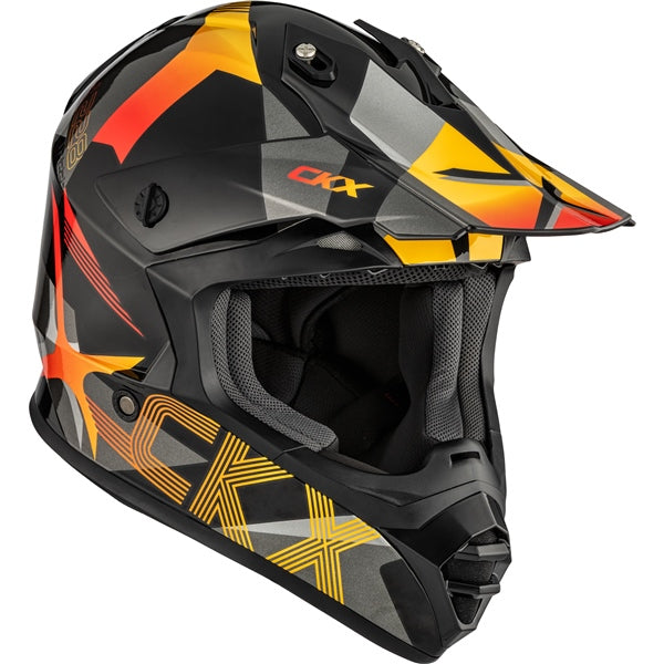 CKX HELM TX228 LORD GY/RD GLOSS XS 519181