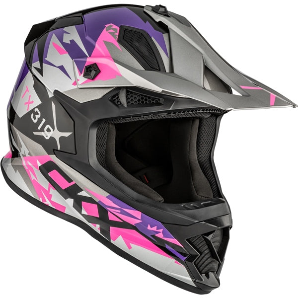 CKX HELM TX319 JAGGED PI/PUR GLOSS XS 519221