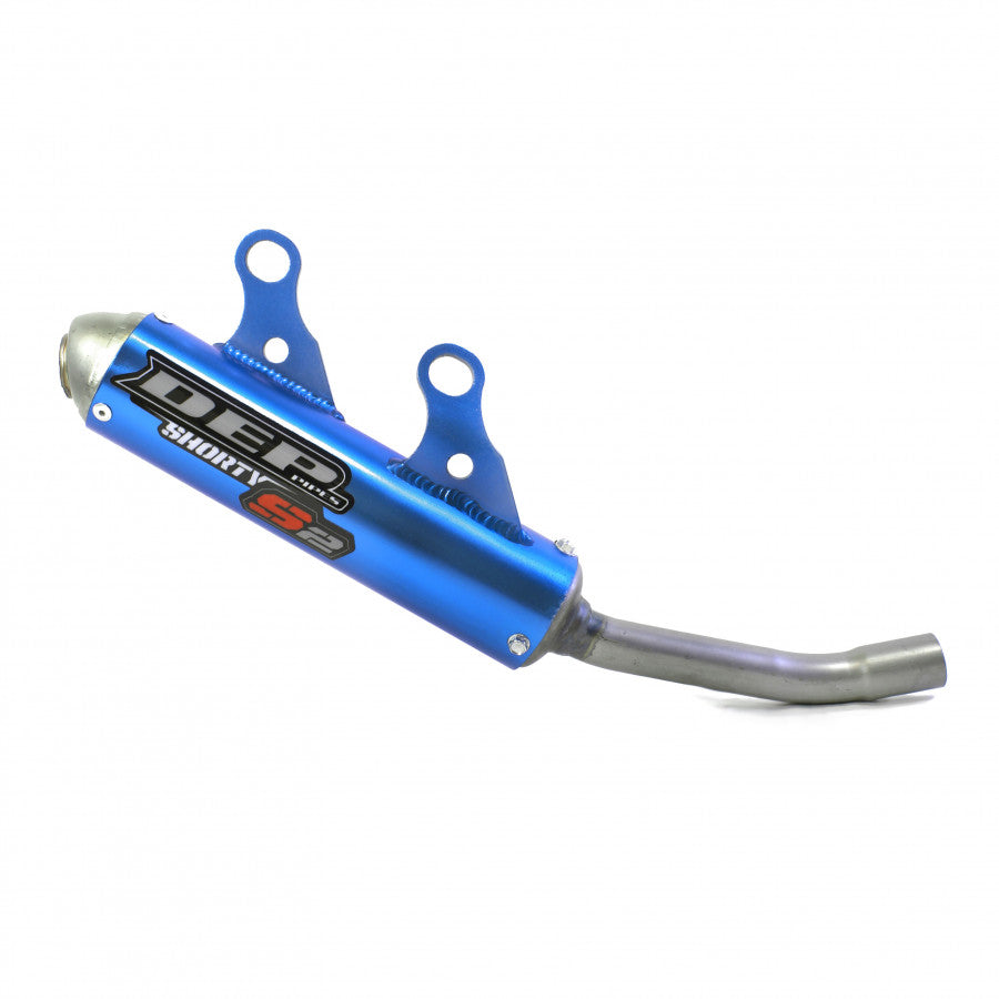 SPECIAL ORDER DEP Pipes YZ125 22-ON SHORTY BLUE SILENCER DEPY2132
