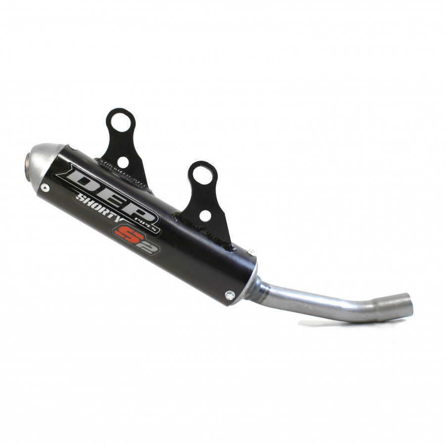 SPECIAL ORDER DEP Pipes YZ125 22-ON SHORTY BLACK SILENCER DEPY2125