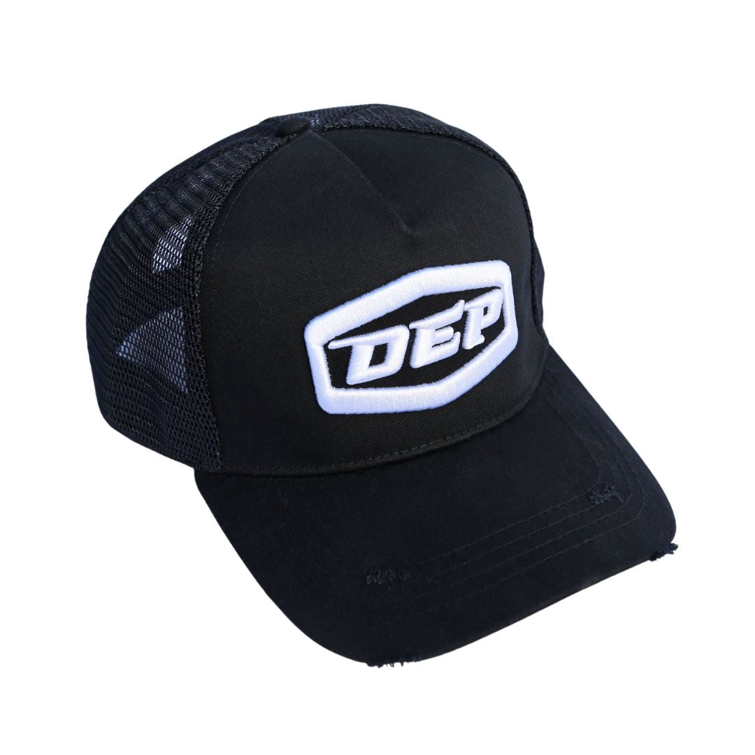 SPECIAL ORDER DEP Pipes Logo Black Retro Cap CAP DEPA1056
