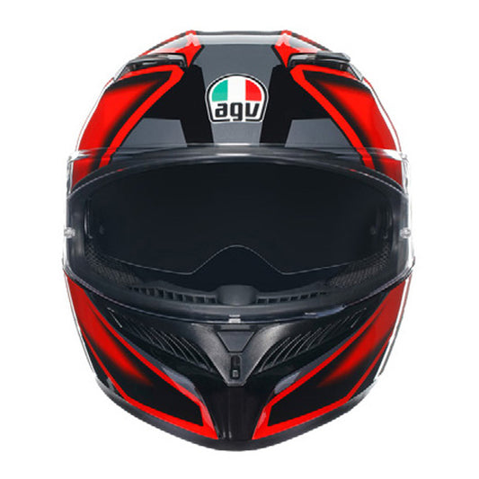 AGV K3 COMPOUND BLACK/RED XS 2118381001009XS