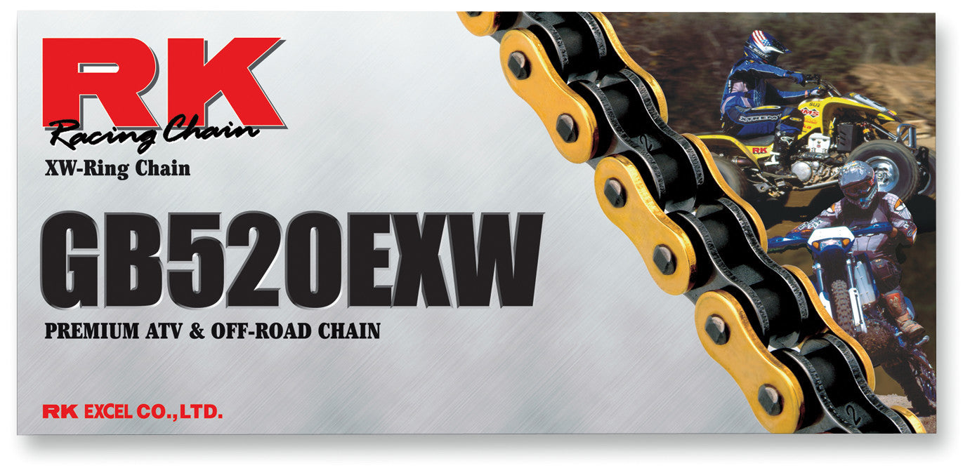 RK GB520EXW GOLD RIVET F/ PERF. XW-RING CHA GB520EXW-RIVET